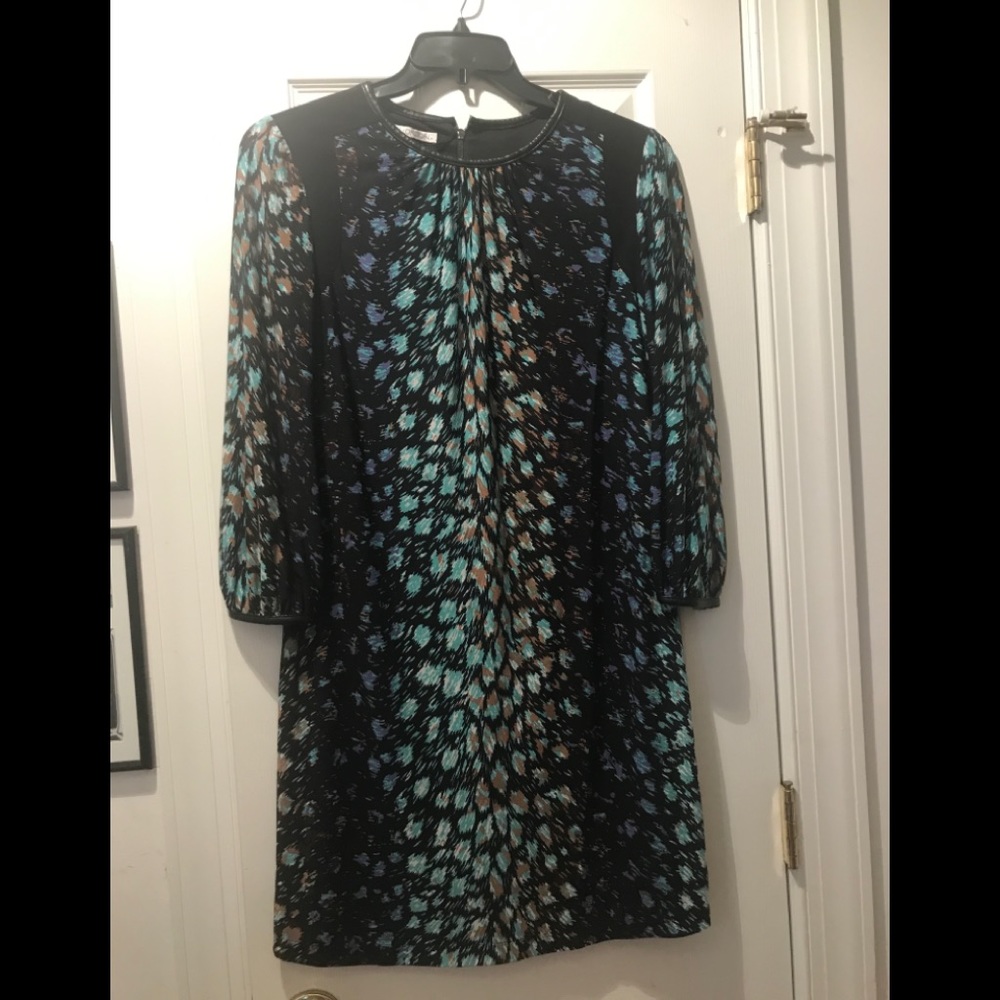 Maggie London Peacock Dress Size 6